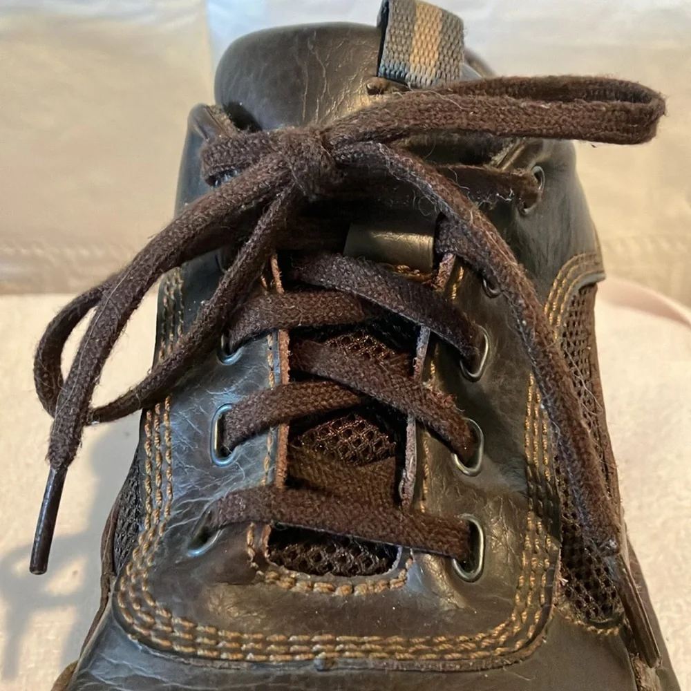 Streetcars Men’s Brown Oxford Leather Sz 10M Lace up Casual Shoes GUC